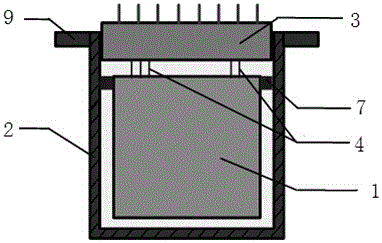Airtight packaging structure of quartz flexible accelerometer