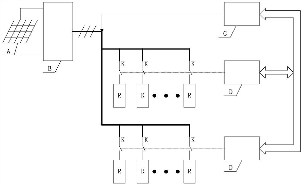 Maximum power point tracking circuit and method of off-grid photovoltaic heat storage system