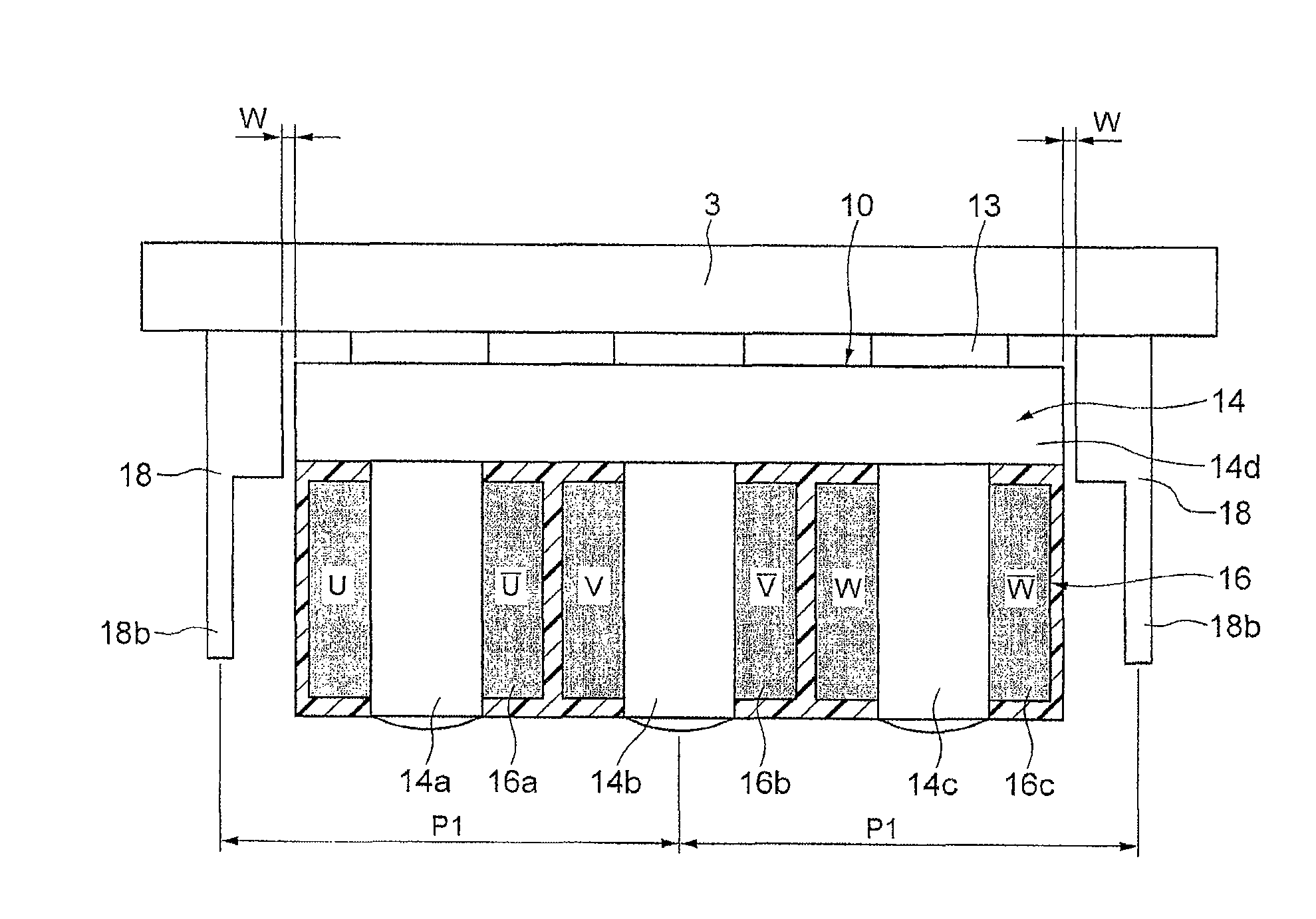 Linear motor and linear motor cogging reduction method