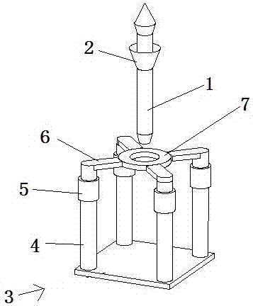 Rocket recovery device with support platform