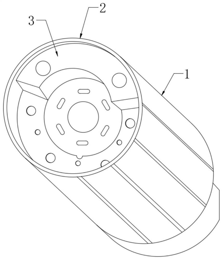 Compressor motor rotor structure capable of improving heat dissipation effect and heat dissipation method