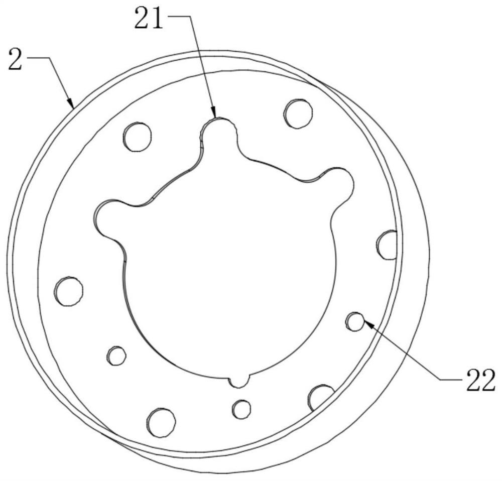 Compressor motor rotor structure capable of improving heat dissipation effect and heat dissipation method