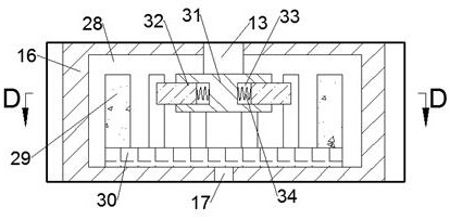 Automatic control type electric tower column with high wind resistance