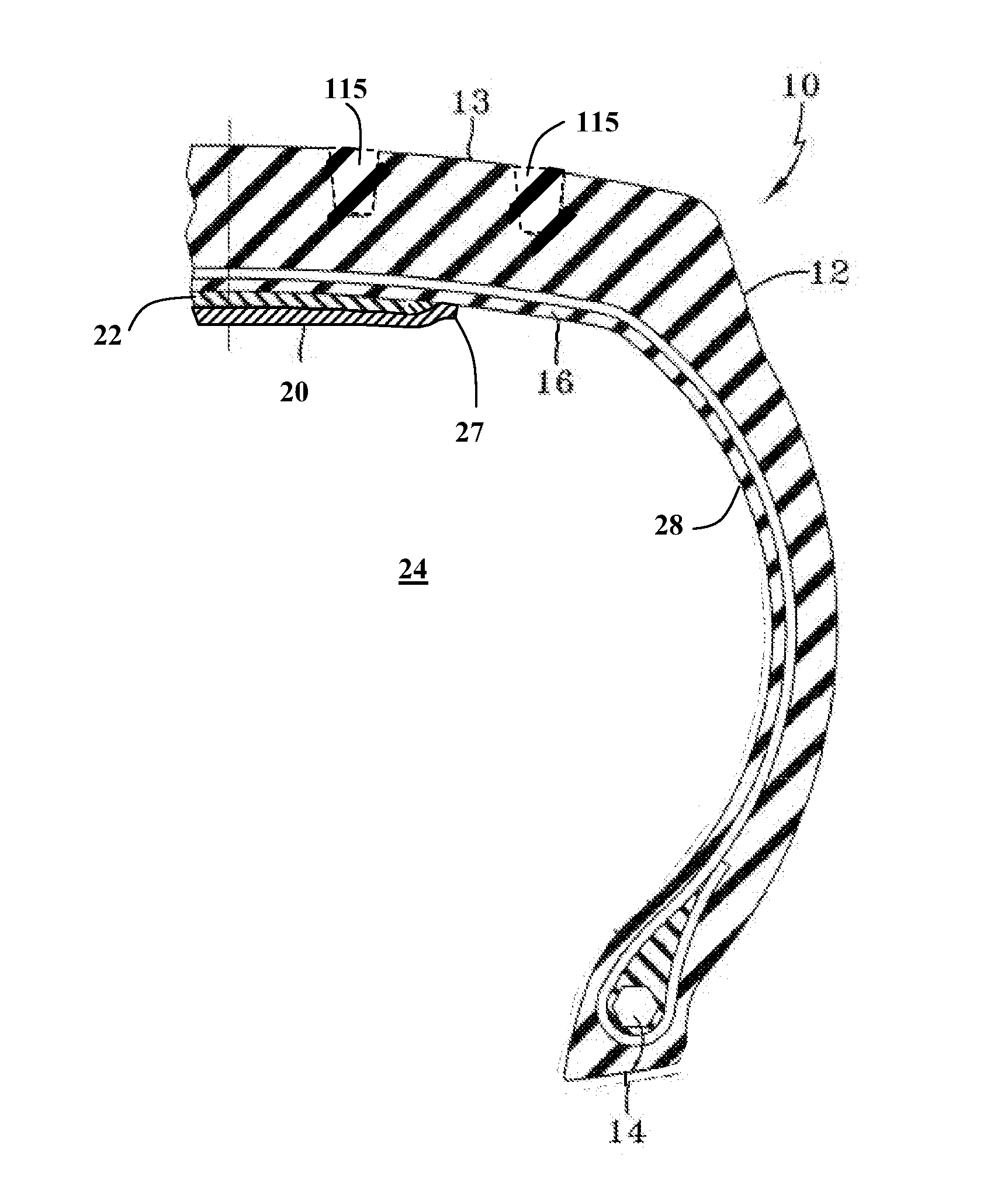 Method for making pneumatic tire with foam noise damper