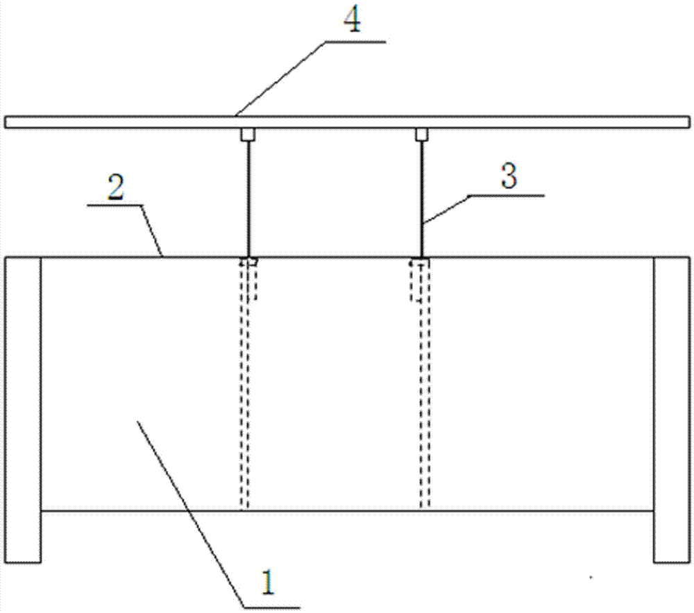 Folding tea table