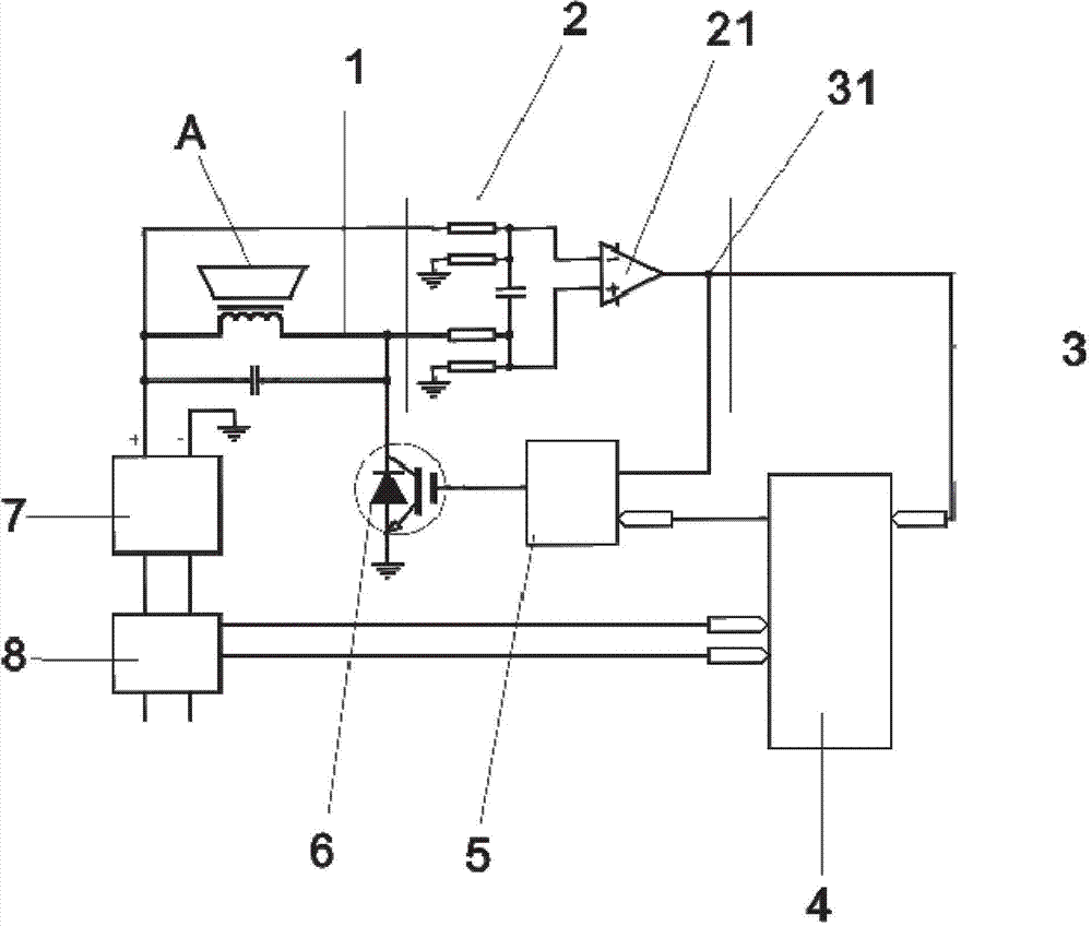 A control circuit and power control method for an induction cooker adapting to pots of different materials