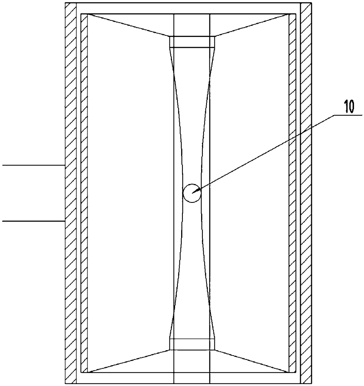 A high temperature slag granulation system