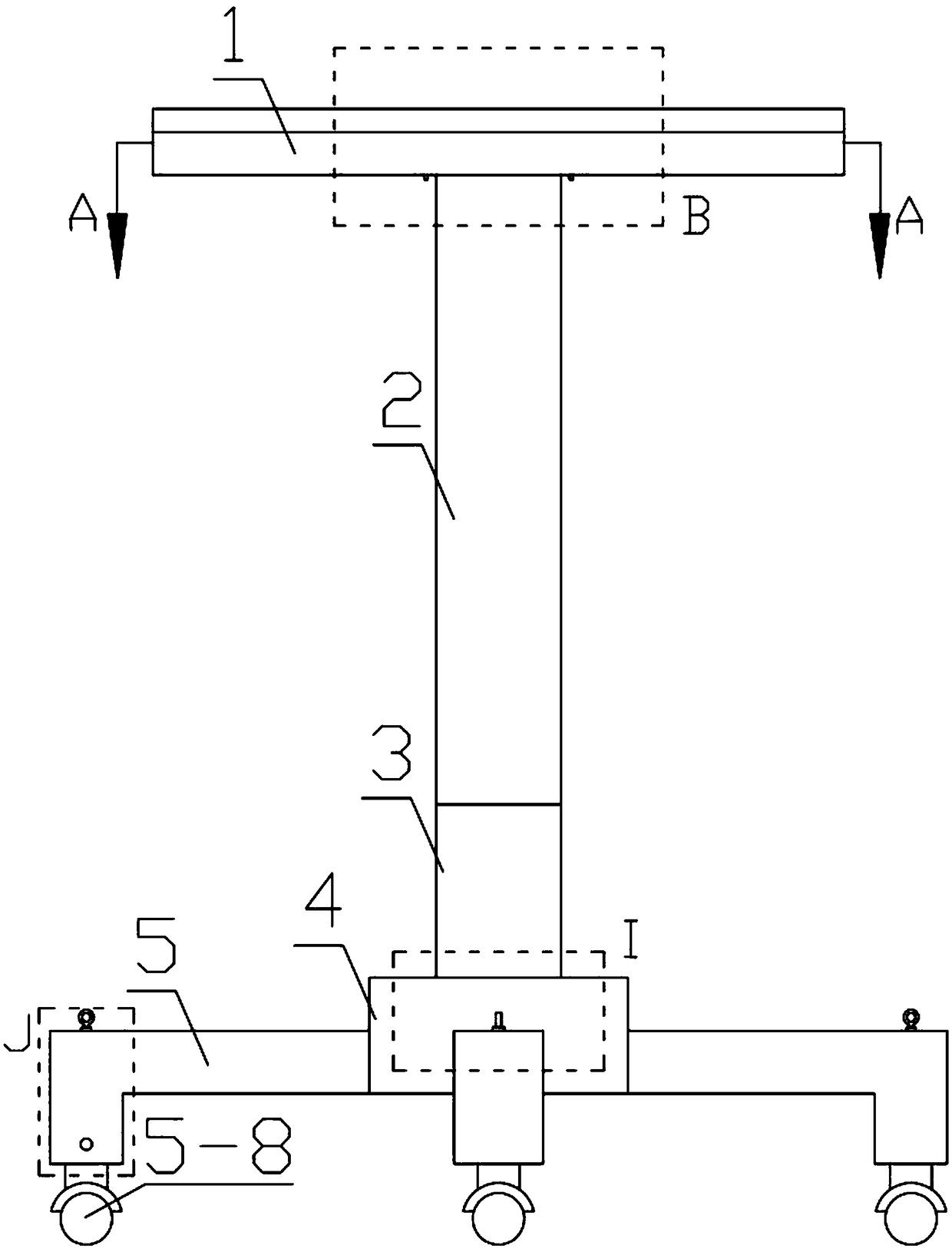 Novel multi-purpose simple chair used for medical treatment