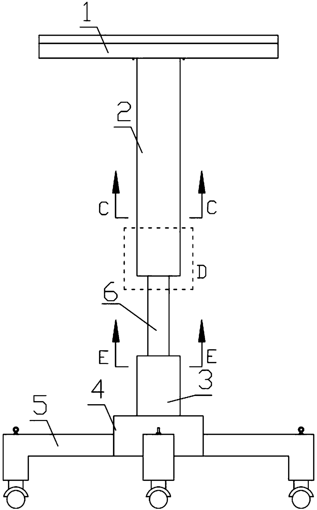 Novel multi-purpose simple chair used for medical treatment