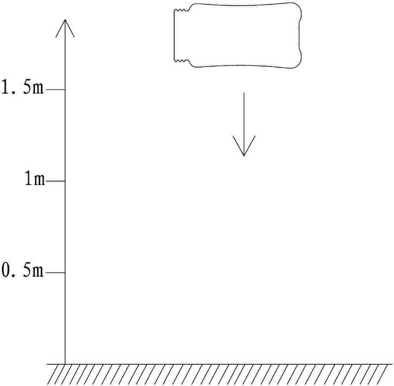 Safe silica gel glass feeding bottle and production process thereof