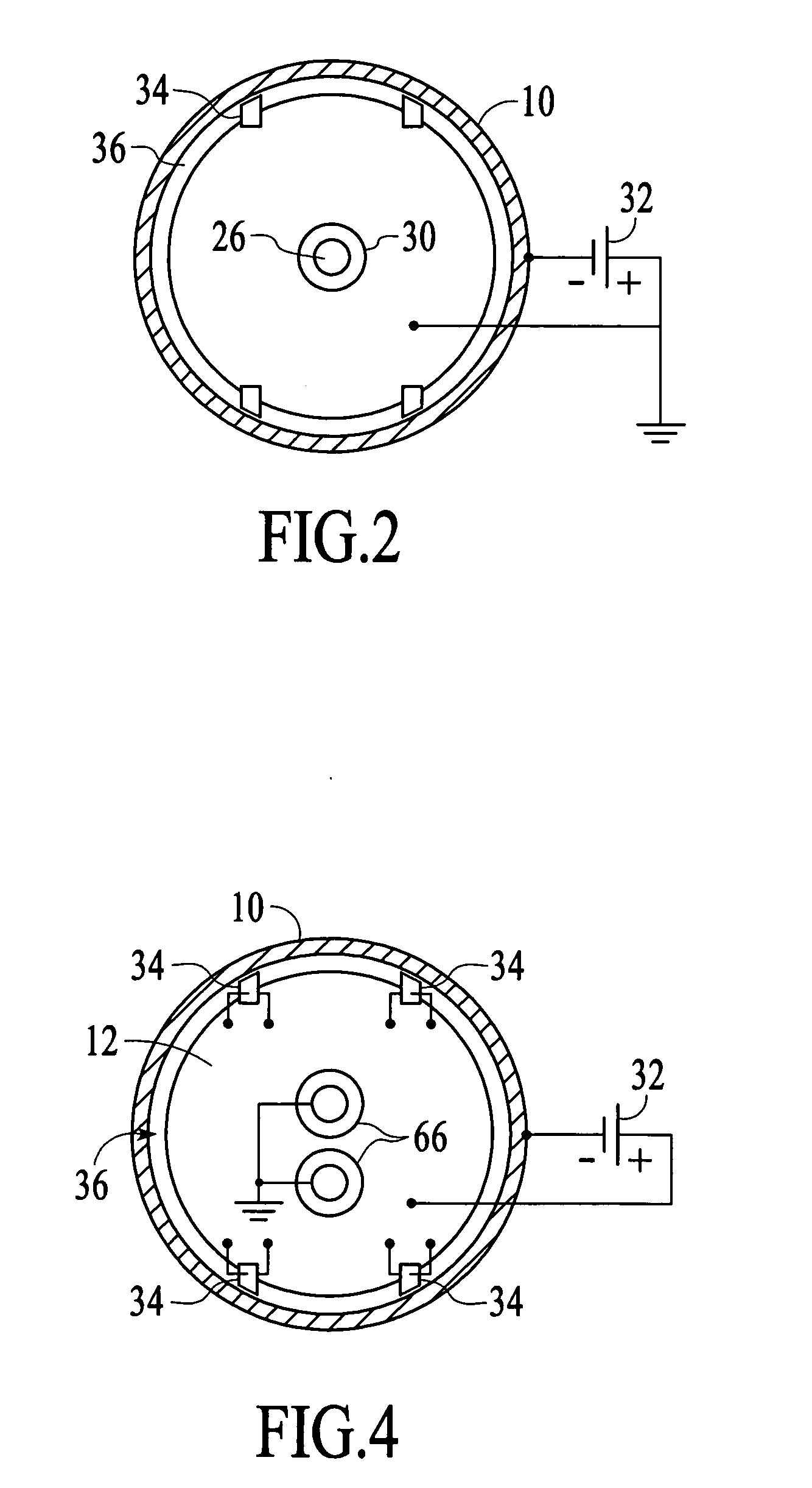 Method and system for coating sections of internal surfaces