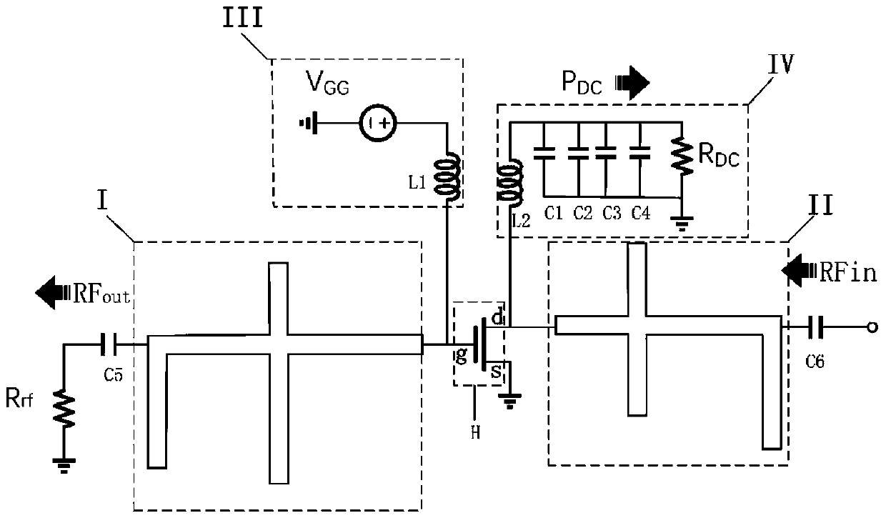 L-band dual-frequency high-power rectifier circuit