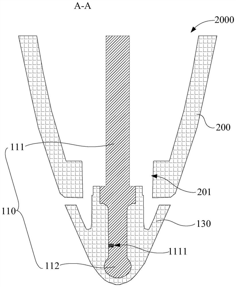 Pen-type input equipment and pen point device thereof