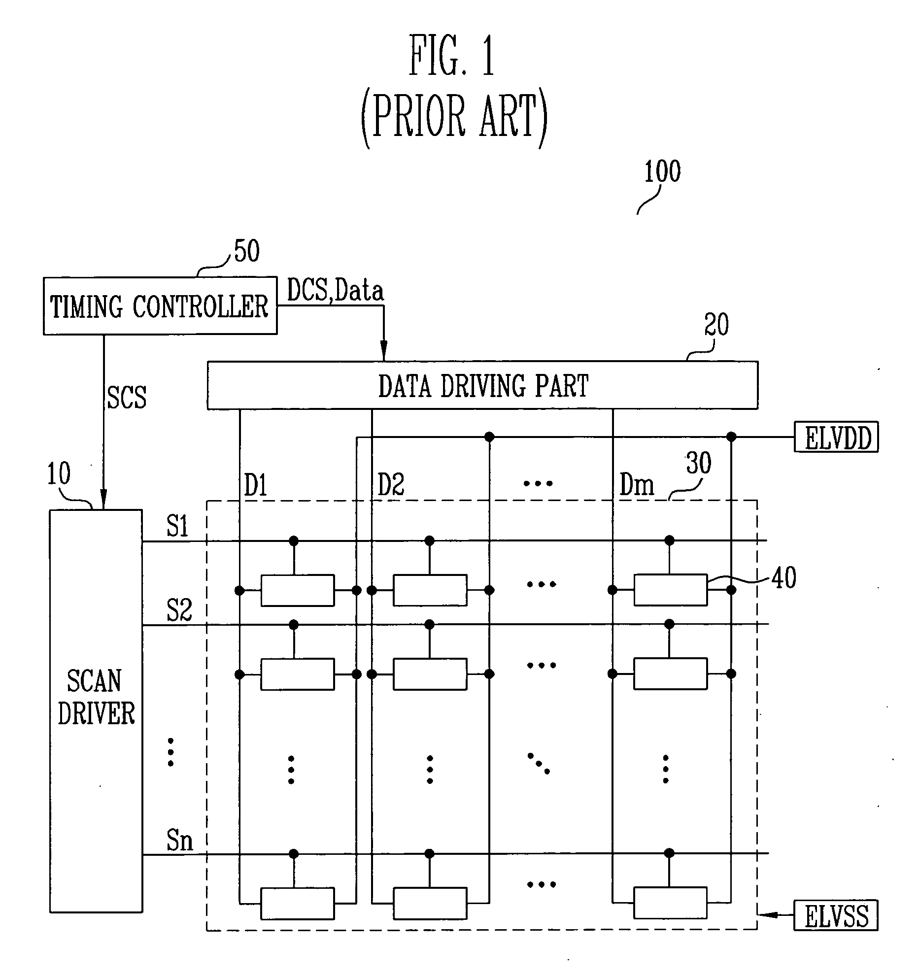 Data driver and light emitting diode display device including the same