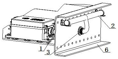 Wire harness structure of vehicle distribution box