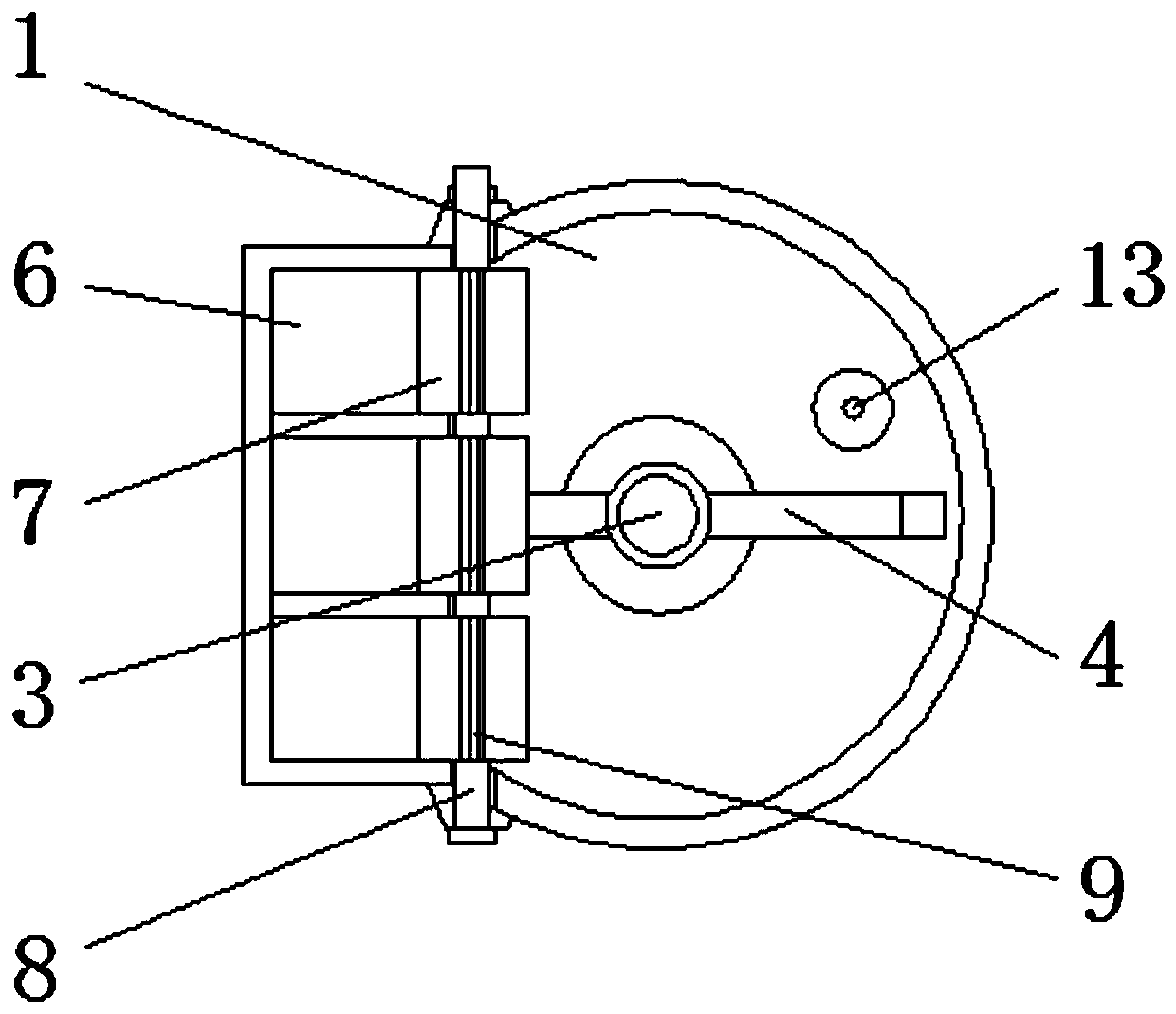 Catalyst dropwise adding system for alkaline phenolic resin synthesis