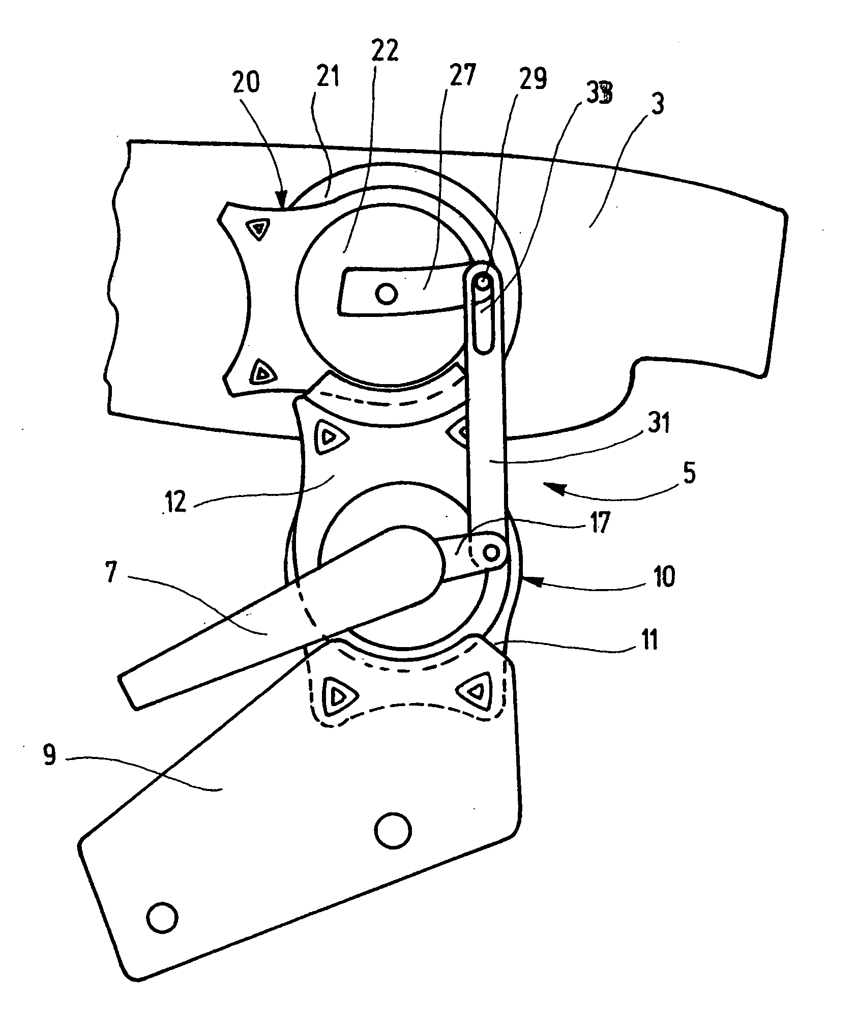 Fitting system for a vehicle seat