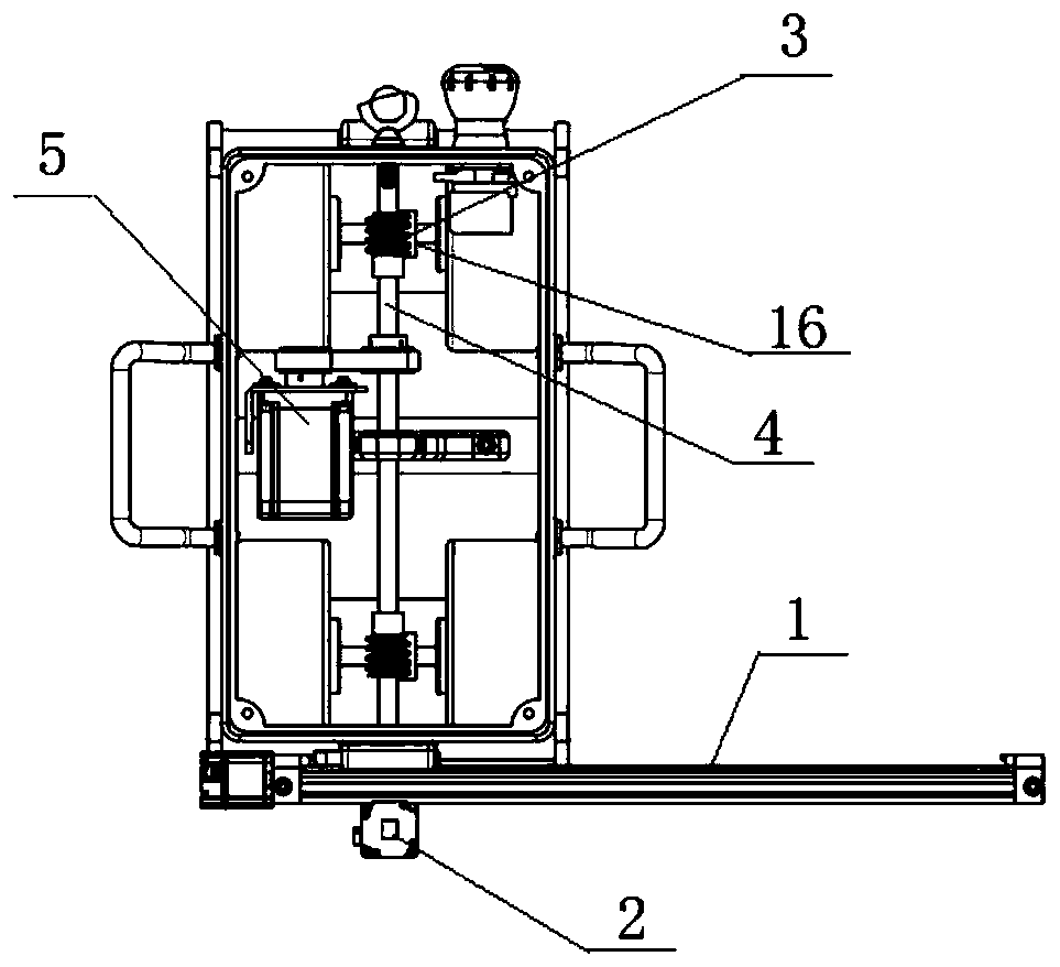 Magnetic abrasive finishing trolley for finishing metal plane plate and method