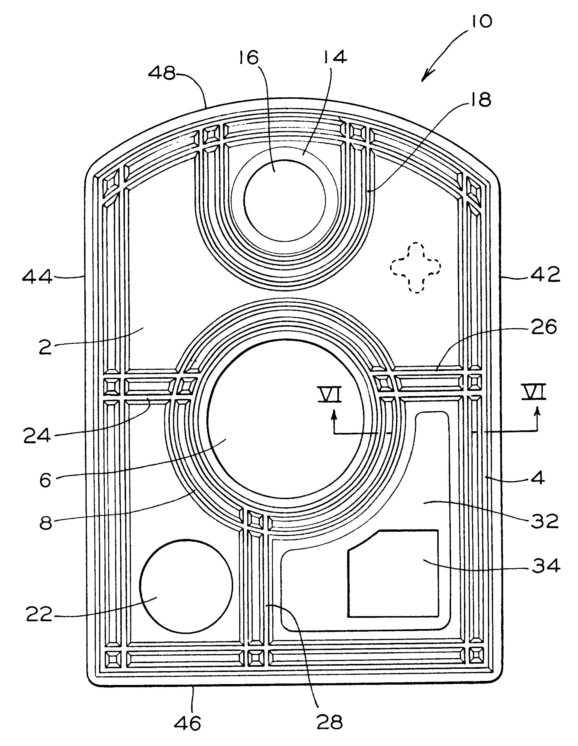 Brass insert molded into "church window" of service accelerated release valve gasket