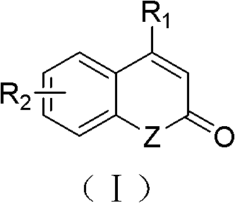 Solid-phase synthesis method of coumarin and analogue thereof
