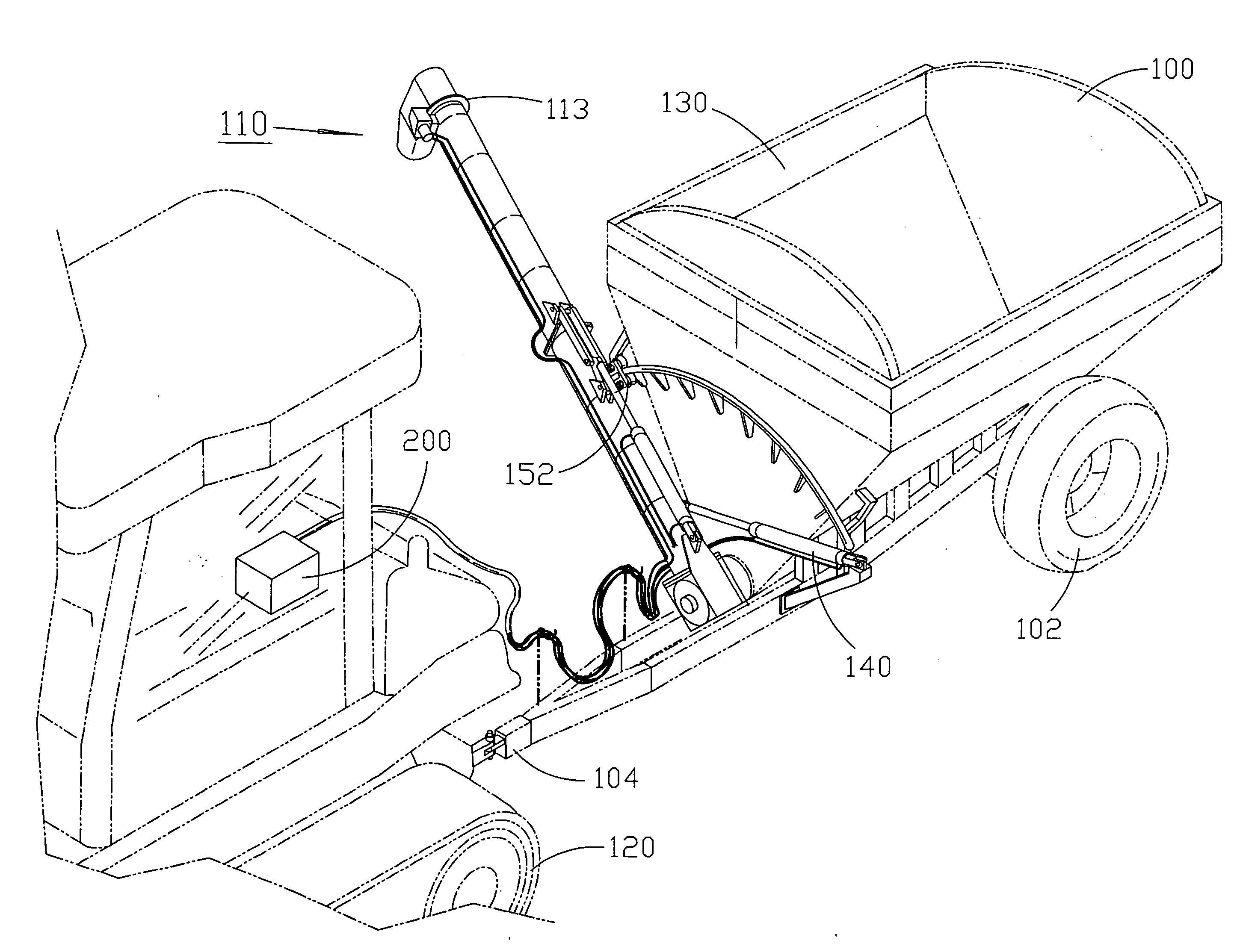 Grain cart with directional discharge