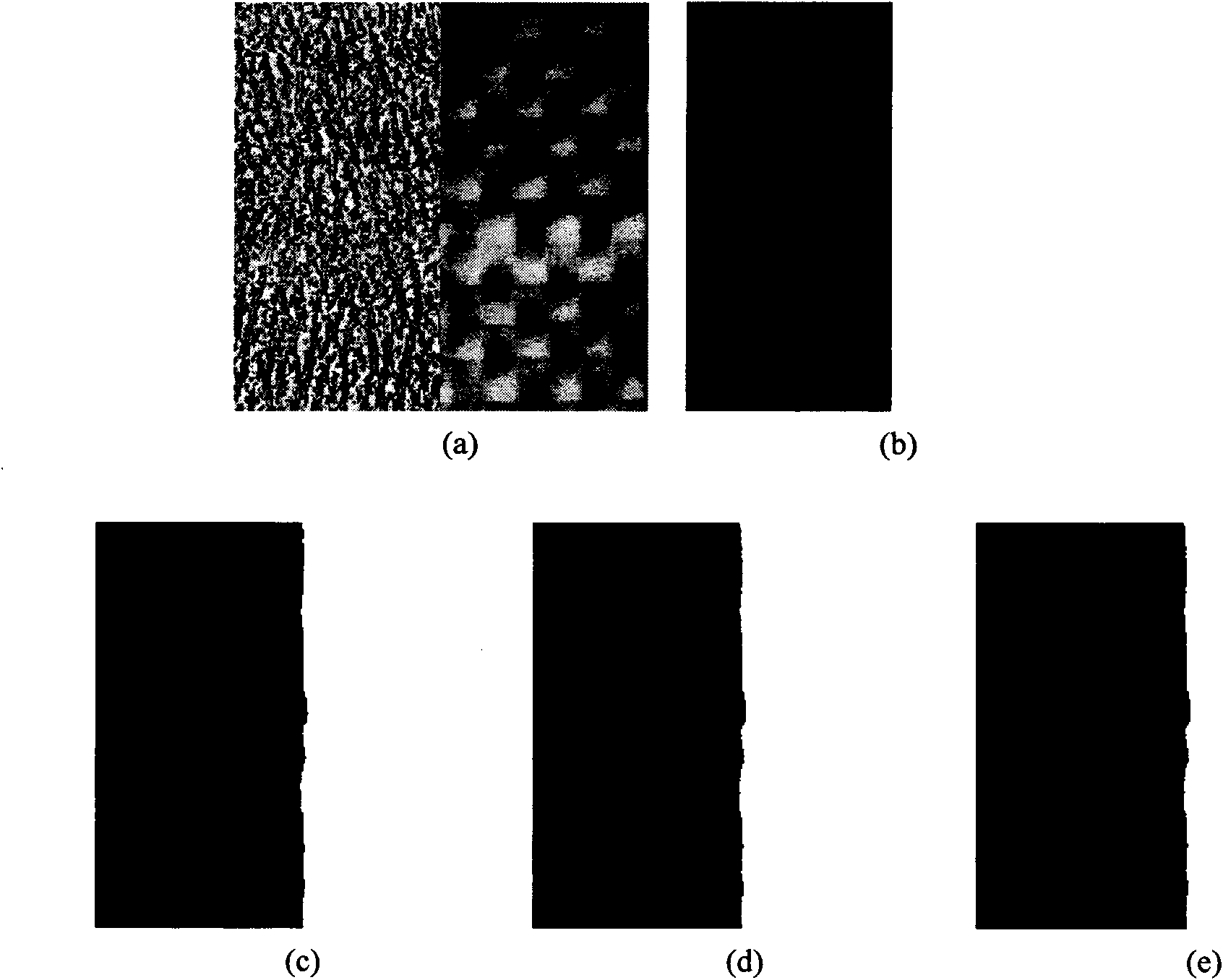 Method for splitting images based on clustering of immunity sparse spectrums