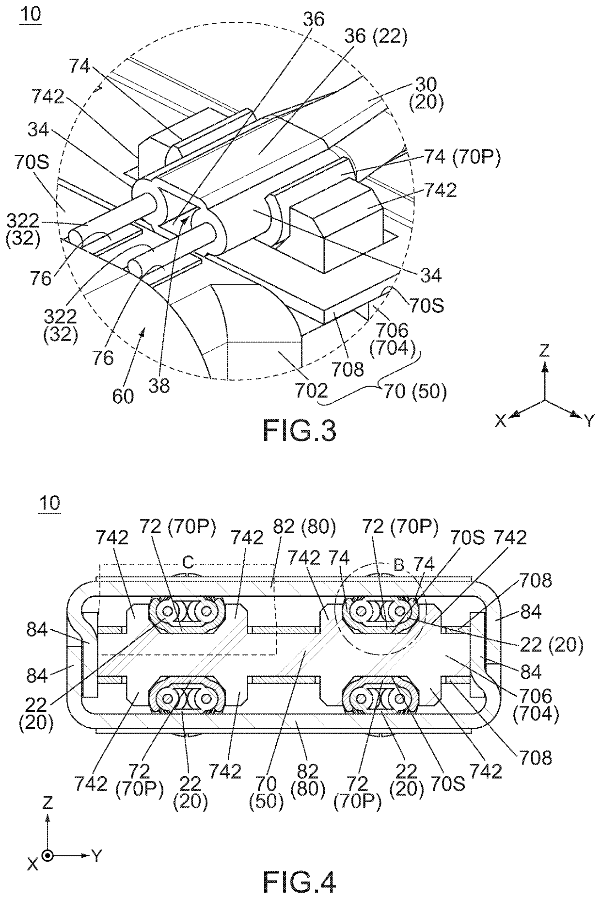 Connection structure, forming method of connection structure and cable of connection structure