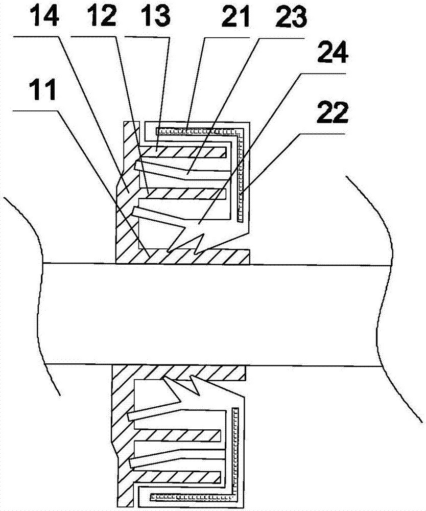 Oil seal assembly and second-order seam allowance sealing structure for supporting wheel bearing of paddy field tractor