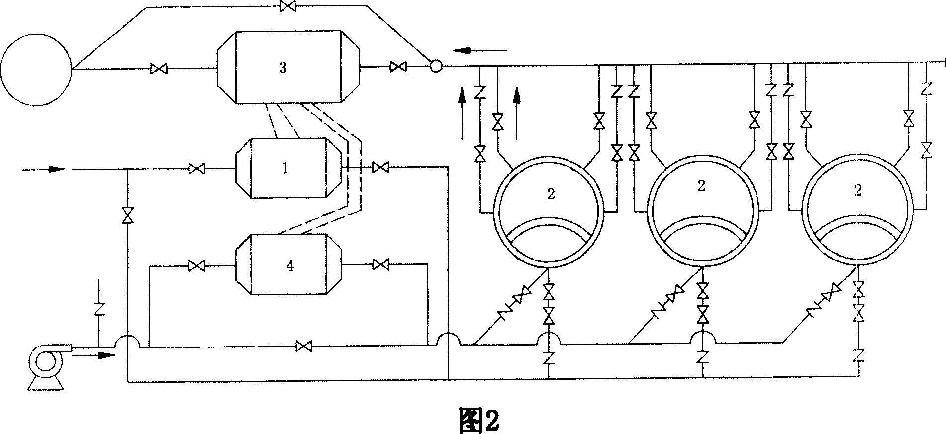 Process and apparatus for utilizing medium-temperature smoke pre-heating combustion-supporting coal gas and air in hot-air stove