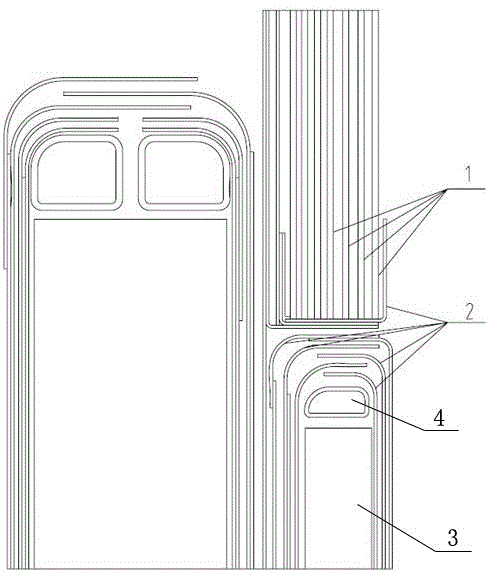 Voltage-regulating winding end part insulating structure for controlling creepage for transformer