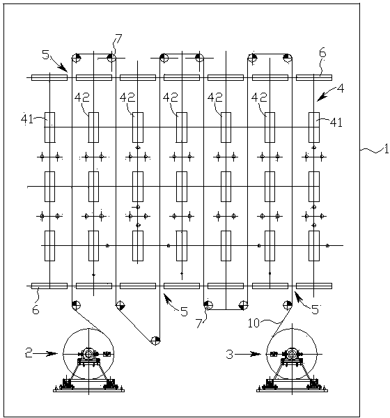 Continuous vacuum ion plating machine