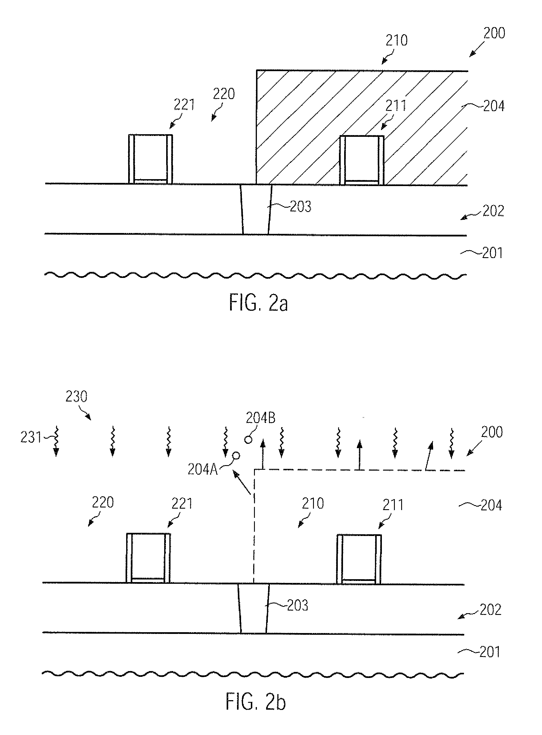 Material stripping in semiconductor devices by evaporation