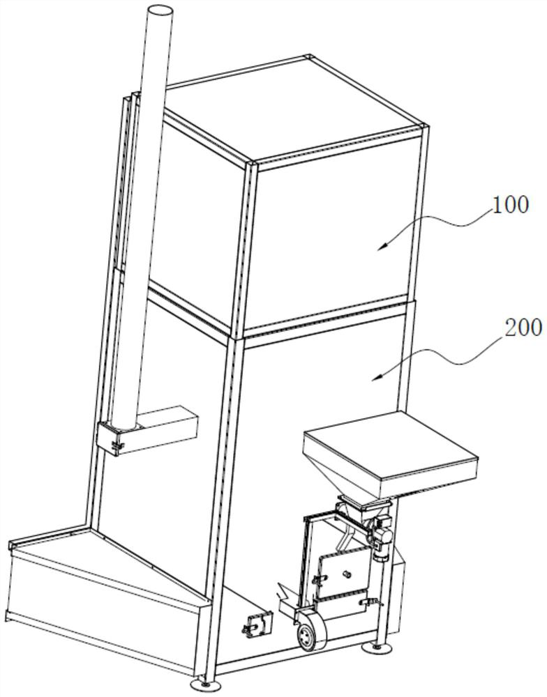 Folding type tobacco drying system and tobacco drying method