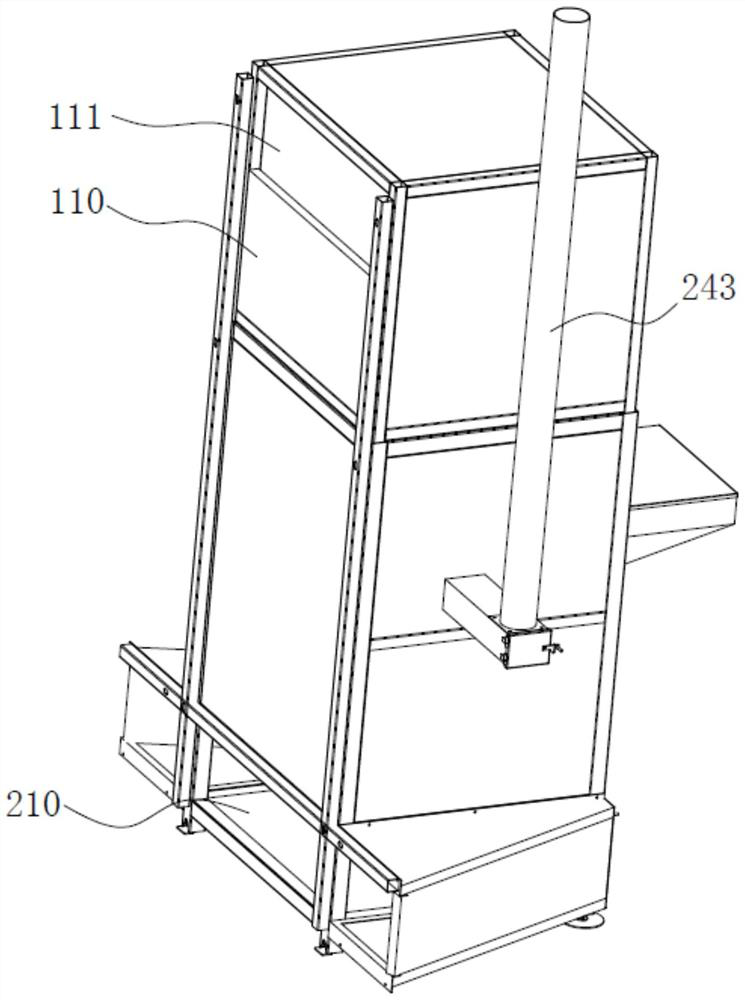 Folding type tobacco drying system and tobacco drying method