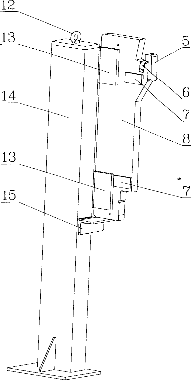 Pulley positioning device for part assembly of large-length vehicle