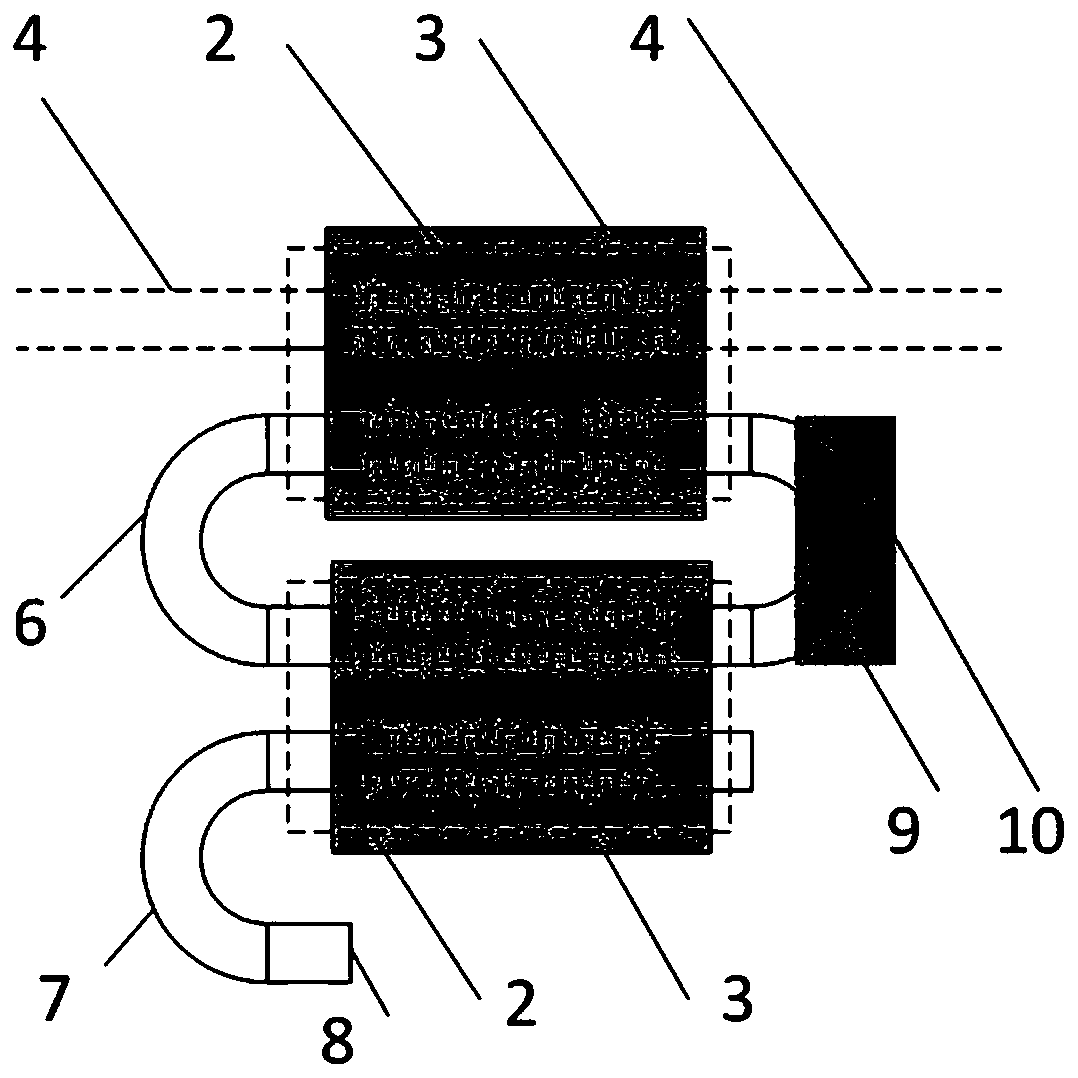 Non-disruptive control method based on silicon-based waveguide grating adjustable harmonic division multiplexing system