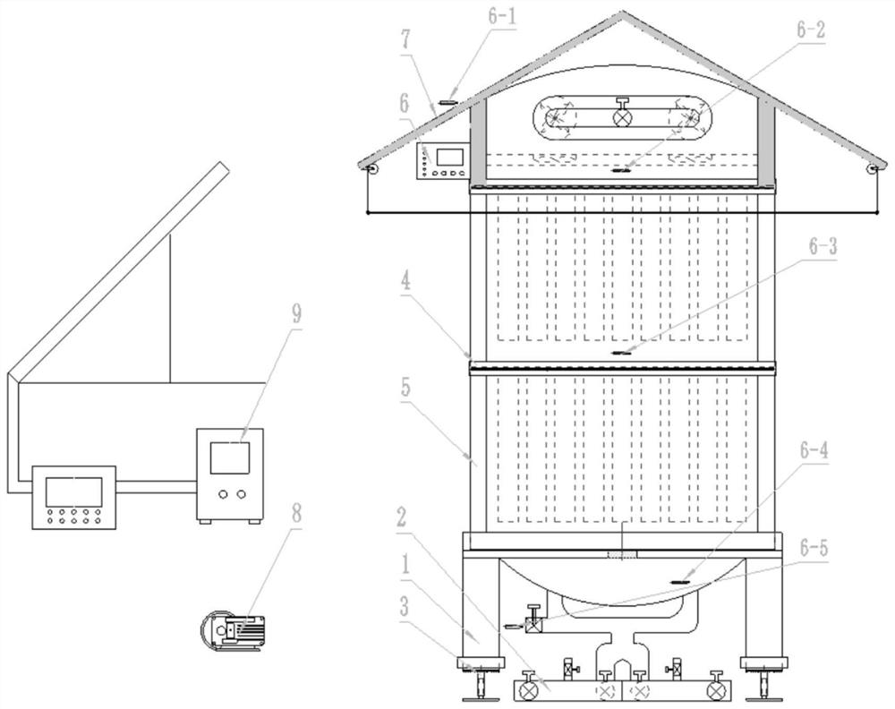 A capping honey post-ripening device and its operating method