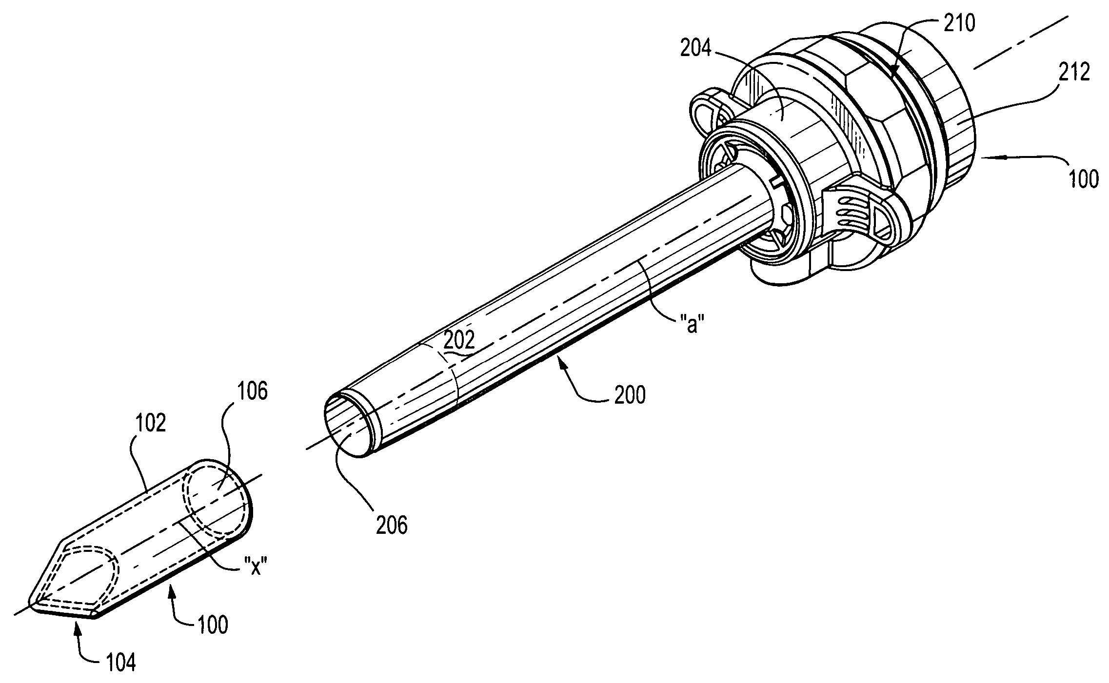 Optical penetrating adapter for surgical portal