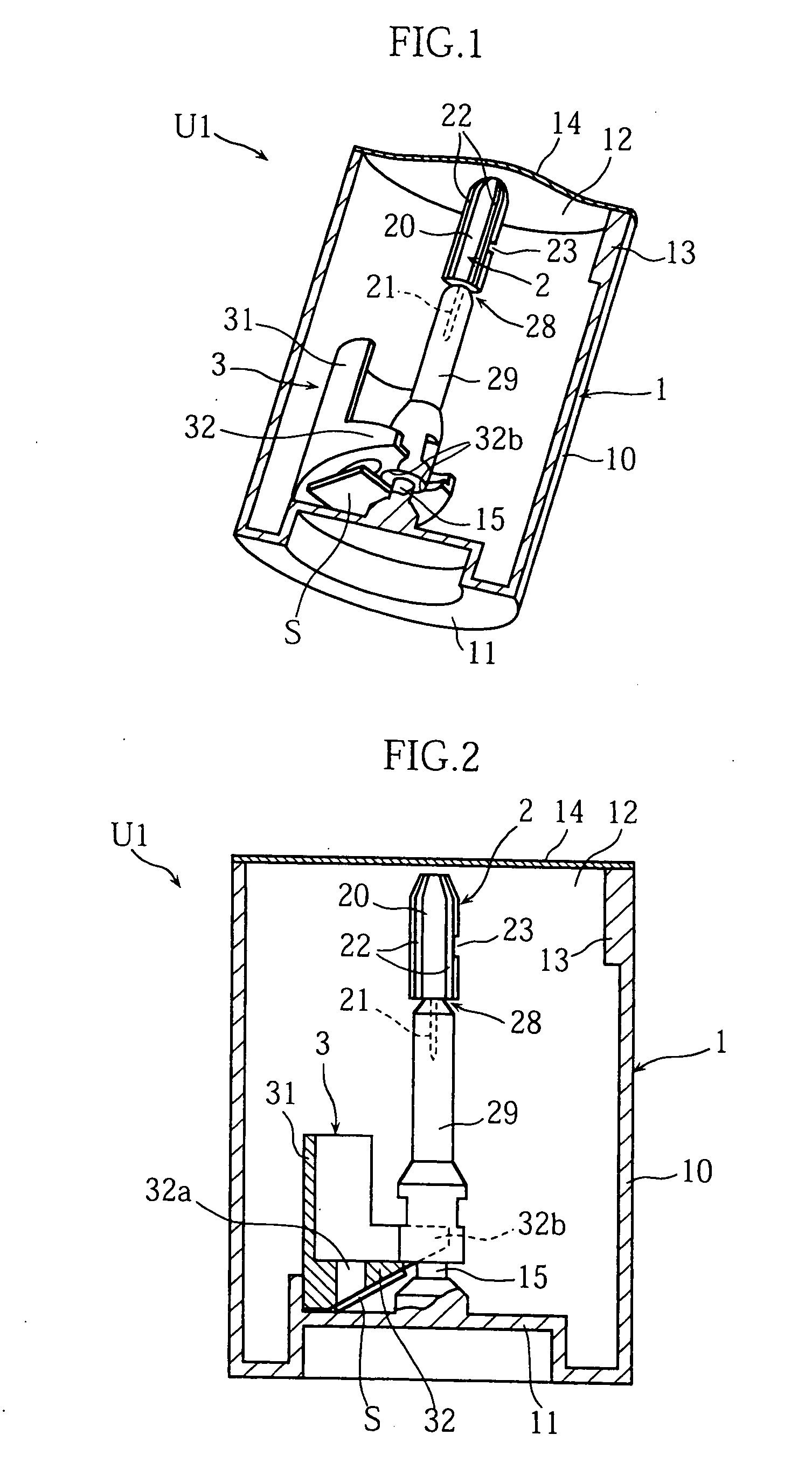 Unit for piercing, and piercing device