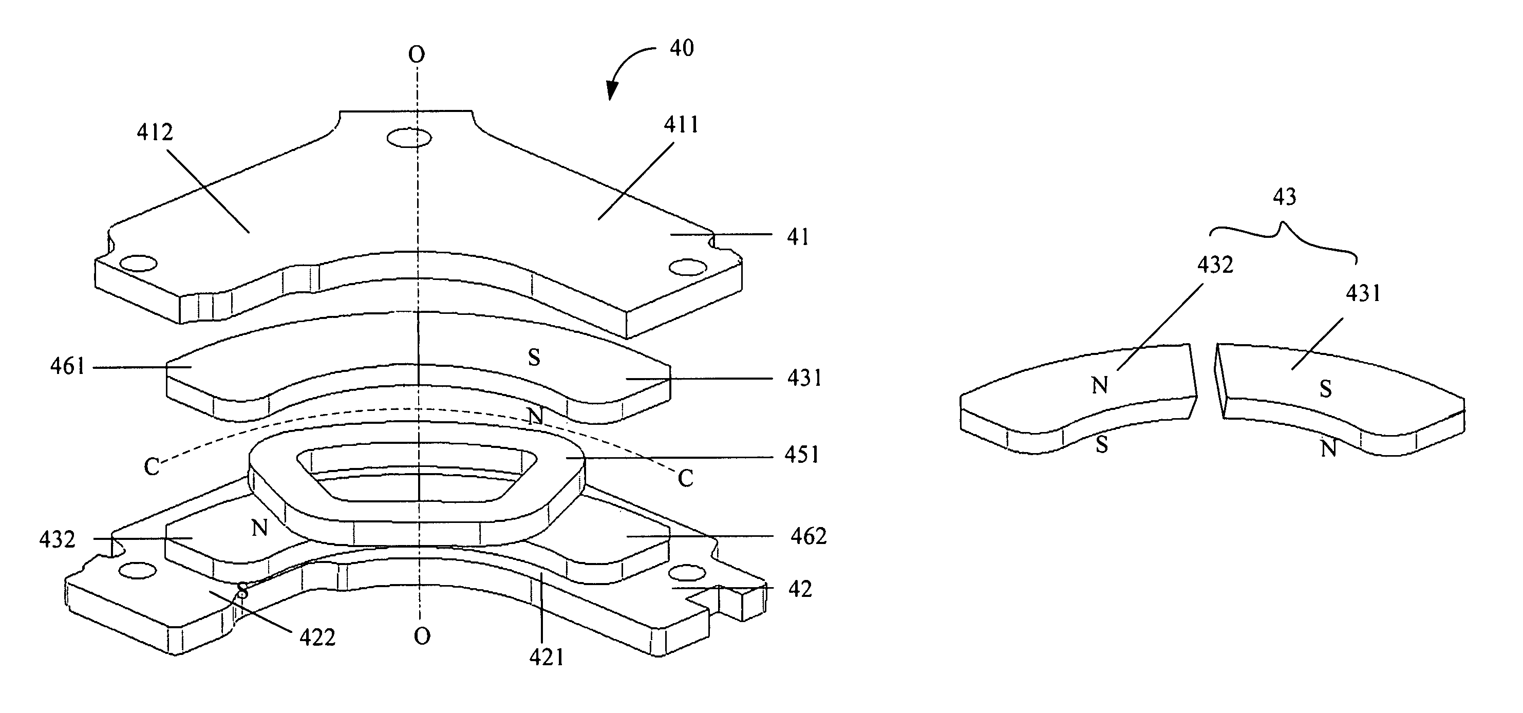 Voice coil motor and disk drive unit with the same