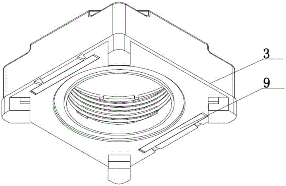 Ultra-thin VCM motor mounted in buckle type way