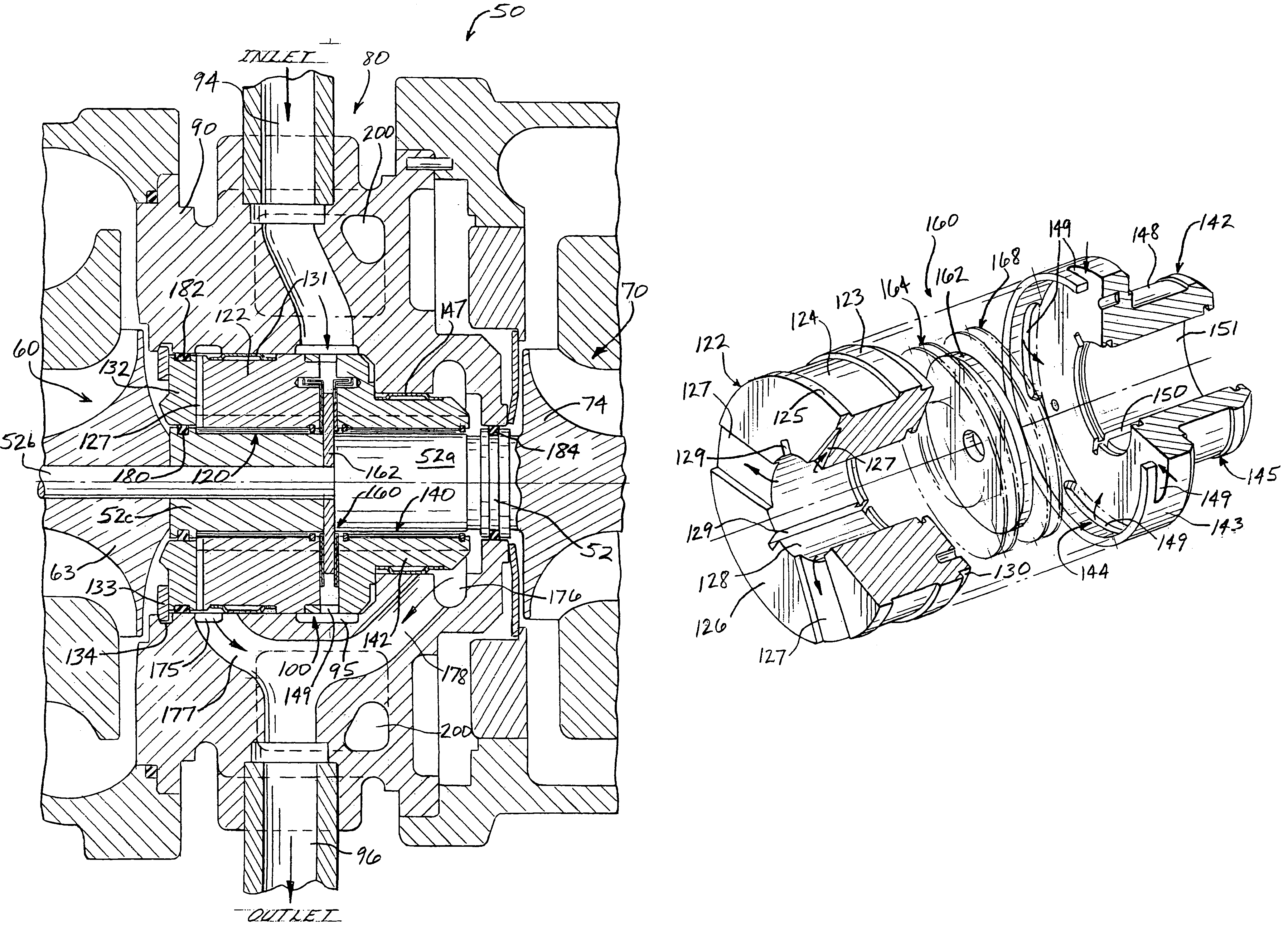 Turbocharger with hydrodynamic foil bearings