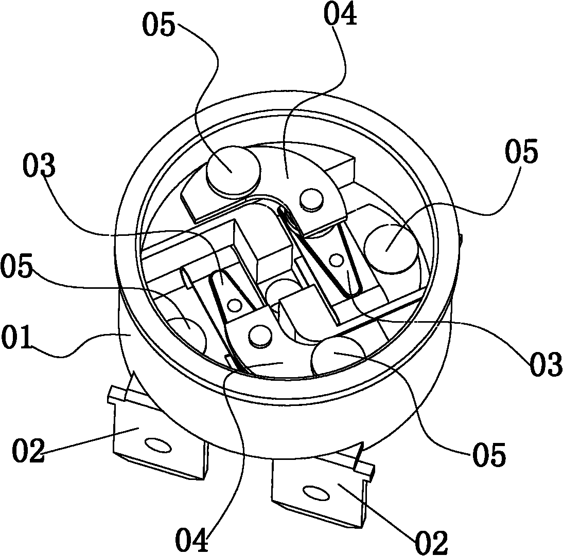 Temperature controller assembly structure and temperature controller using same