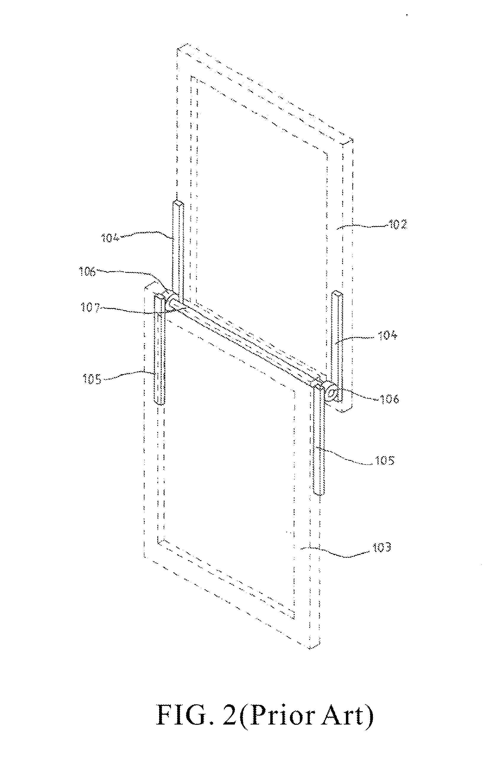 Linking-Up Ventilation Door/Window Panel Structure