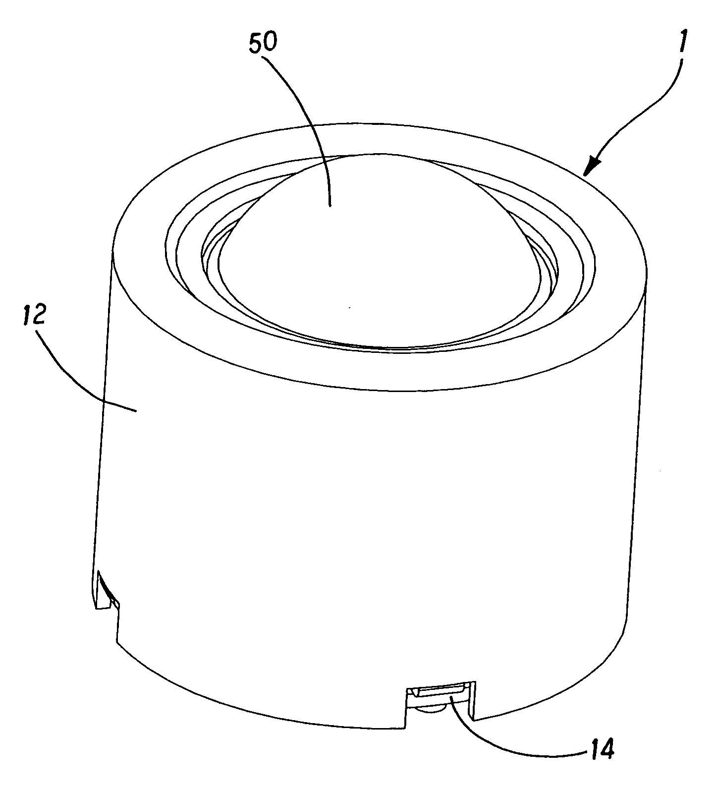 Magnetically-levitated telescopic land indicator