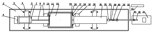 Groove type pipe joint seal ring-free leakage testing device for firefighting