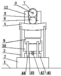 Groove type pipe joint seal ring-free leakage testing device for firefighting