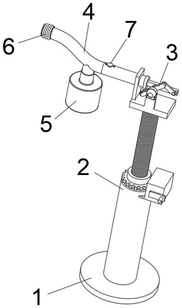 Respiratory tract cleaning and sputum excretion device for department of pediatrics