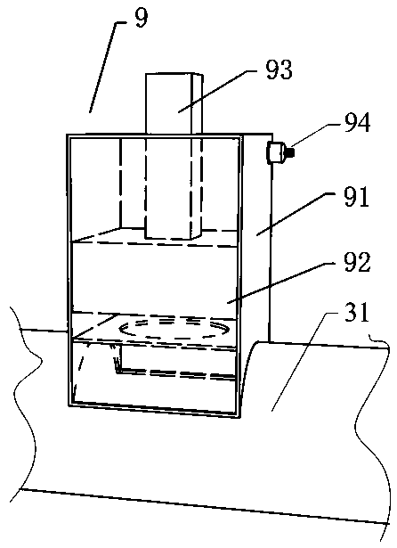 Automatic fire extinguishing device for photovoltaic junction box