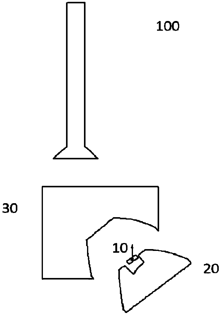 Lens type light-emitting diode (LED) blackboard light